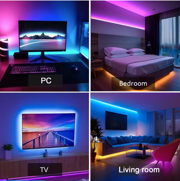 LED strip lights, RGB, Customisable